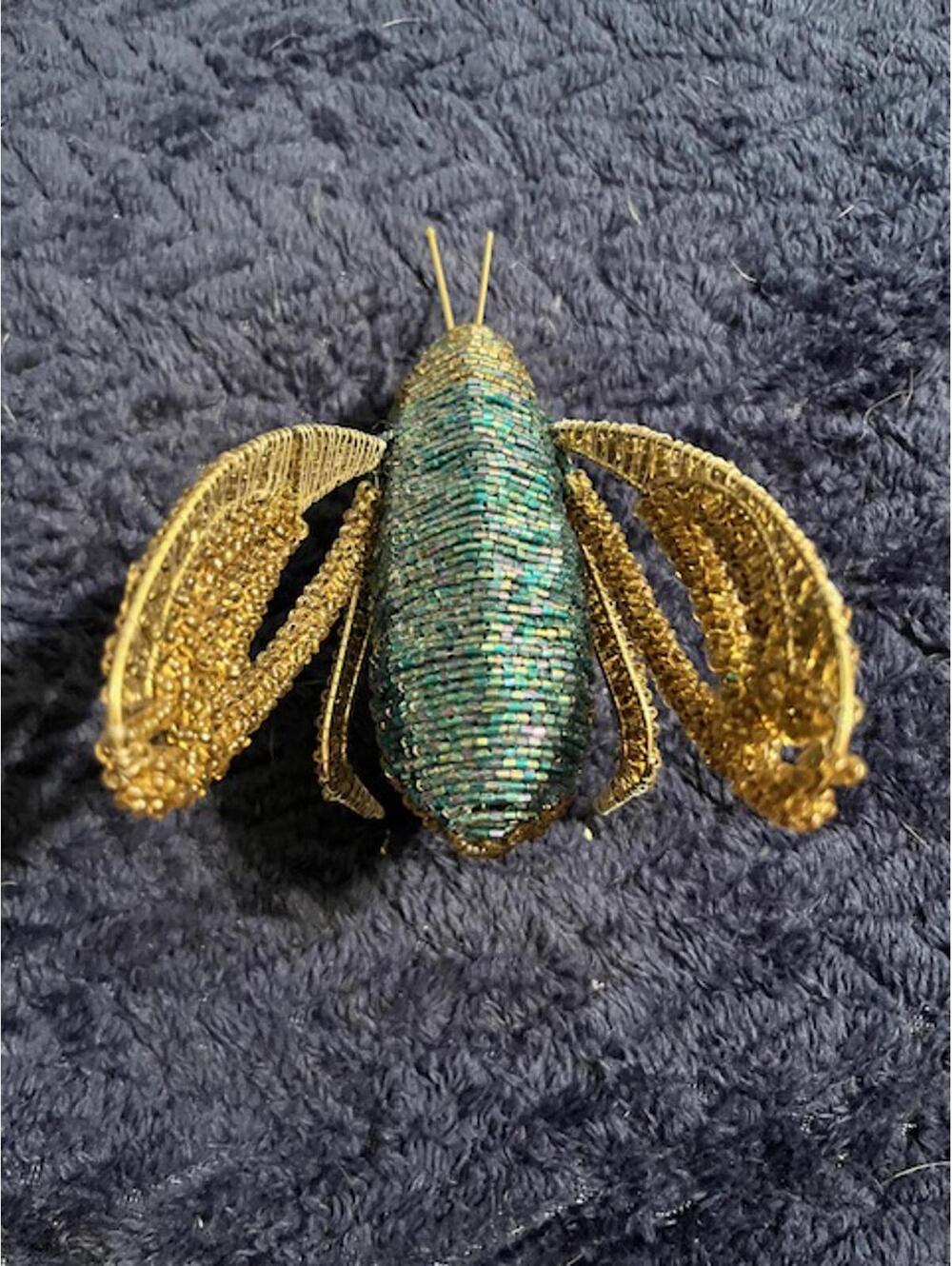 Handcrafted Beaded Insect Figurine Decoration